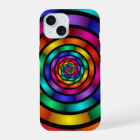 Round and Psychedelic Colourful Modern Fractal Art