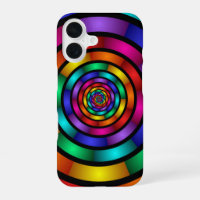 Round and Psychedelic Colourful Modern Fractal Art