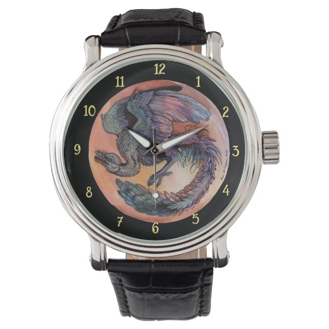 Round Archaeopteryx Watch (Front)