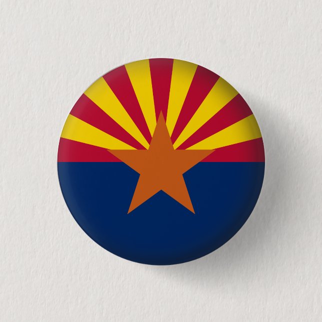 Round Arizona 1 Inch Round Button (Front)