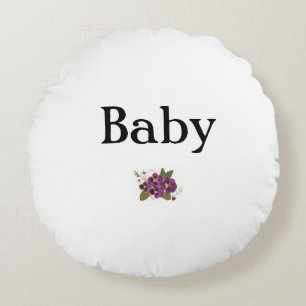 Round Baby Nursery Pillow