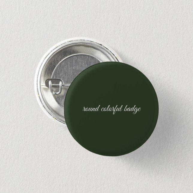 round badge 1 inch round button (Front & Back)