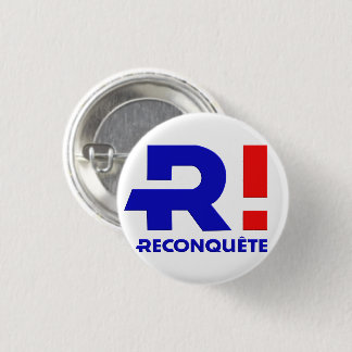 Round Badge 32 mm, Reconquest Party 1 Inch Round Button