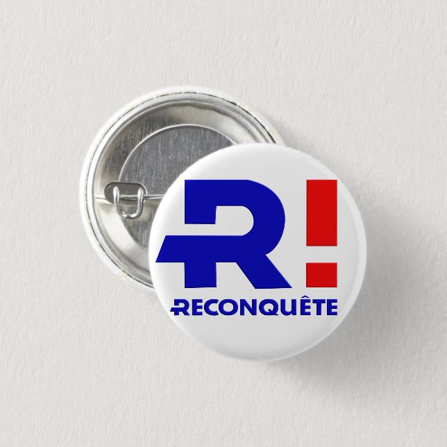 Round Badge 32 mm, Zemmour President 2022 1 Inch Round Button (Front & Back)