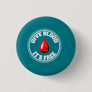 Round Badge - Blood Donor 1 Inch Round Button