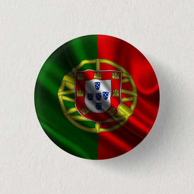 round badge Portugal 1 Inch Round Button (Front)