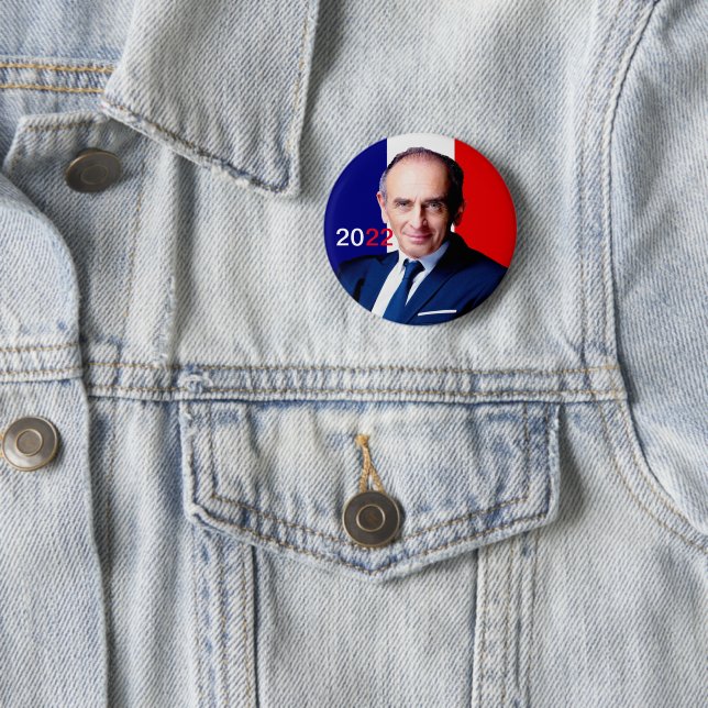 Round Badge, Zemmour 2022 2 Inch Round Button (In Situ)