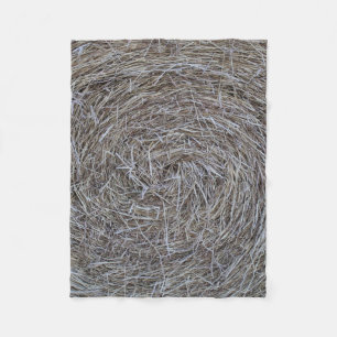 Round bale fleece blanket
