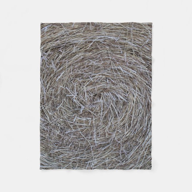 Round bale fleece blanket (Front)