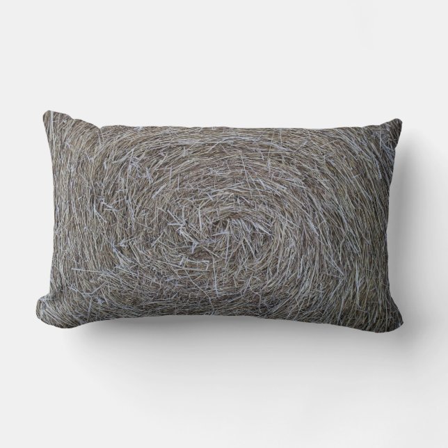 Round bale lumbar pillow (Front)