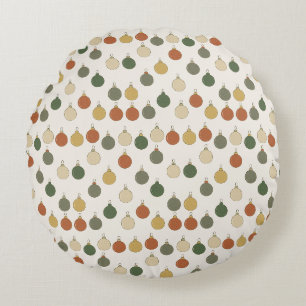 Round Baubles Pattern Pillow