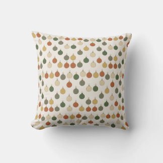 Round Baubles Pattern			 Throw Pillow