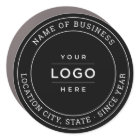 Round Black Custom Business Logo Branded