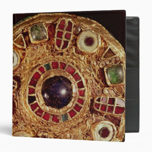 Round brooch binder