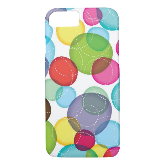 Round bubbles kids pattern 2 Case-Mate iPhone case (Back)