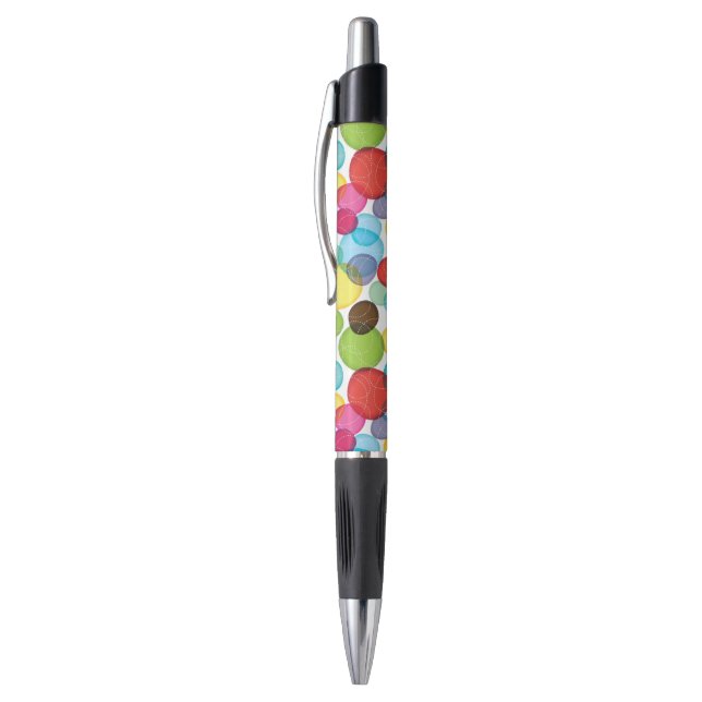 Round bubbles kids pattern 2 pen (Top (Vertical))