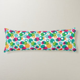 Round bubbles kids pattern body pillow