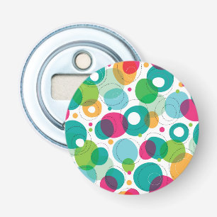 Round bubbles kids pattern bottle opener