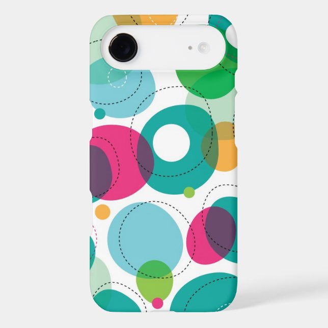 Round bubbles kids pattern Case-Mate iPhone case (Back)