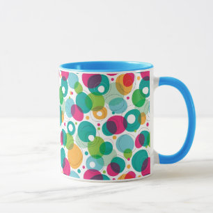 Round bubbles kids pattern mug
