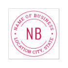 Round Business Initials Monogram Branded