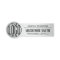 Round Business Logo Gray Color Plastic Employee