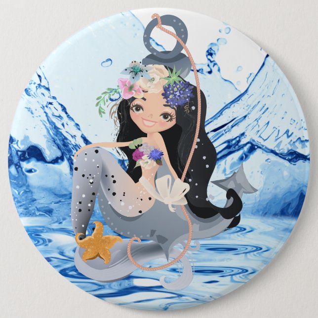 Round-button 6 Inch Round Button (Front)