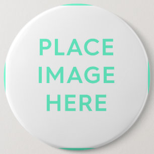 Round Button, Colossal, 6 Inch - Souvenir Gift 6 Inch Round Button