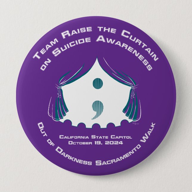 Round Button, Huge, 4 Inch Button (Front)