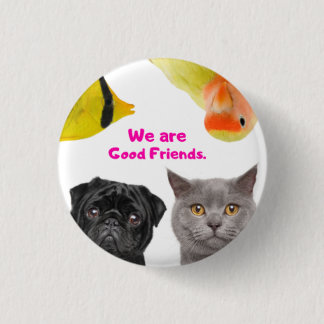 Round Button, Small, 1¼ Inch 1 Inch Round Button