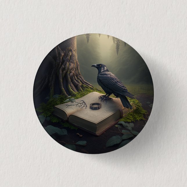 Round Button, Standard, 2¼ Inch 1 Inch Round Button (Front)