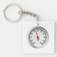 Round Celsius thermometer
