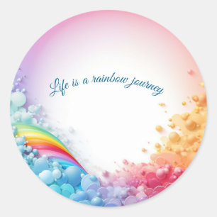 Round classic stickers