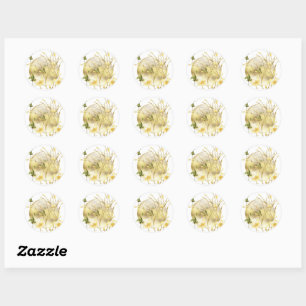 Round classic stickers 