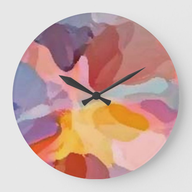 Round Clock Large Wall Decoration (Front)