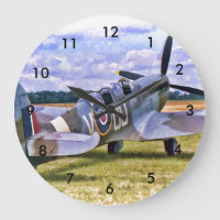Round clock - Spitfire design