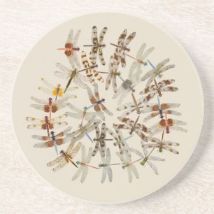 Round Coasters of Dragonflies