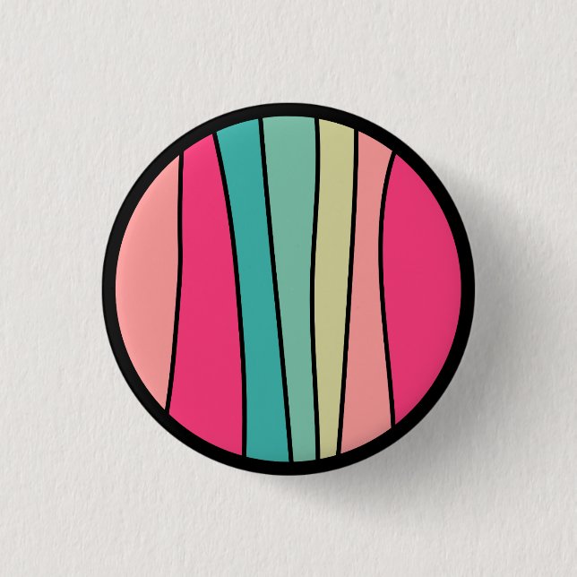 Round Colour Abstract 160422(02) 1 Inch Round Button (Front)