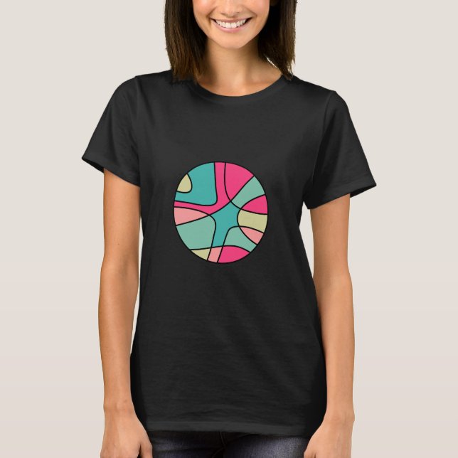 Round Colour Abstract 160422(05) T-Shirt (Front)