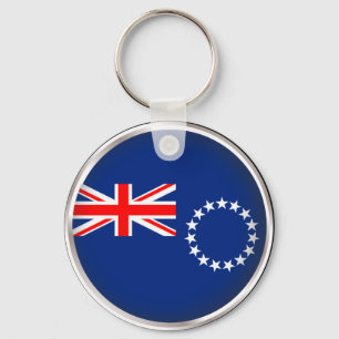 Round Cook Islands Keychain