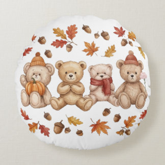 round cozy pillow