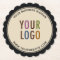 Round Custom Pulpboard Paper Coasters Company Logo