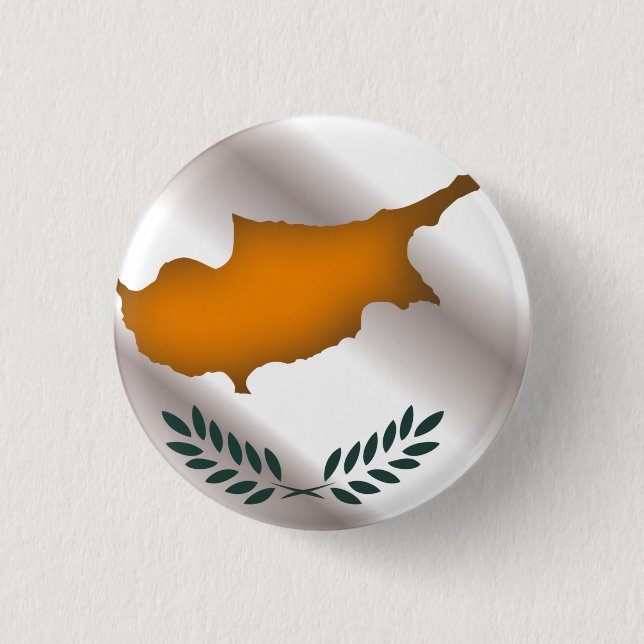 Round Cyprus 1 Inch Round Button (Front)