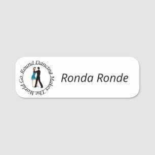 Round Dance name badge