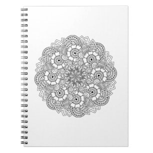 Round Design Doodle Notebook