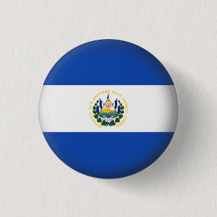 Round El Salvador 1 Inch Round Button