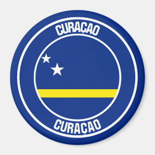 Round Emblem Curaçao Magnet