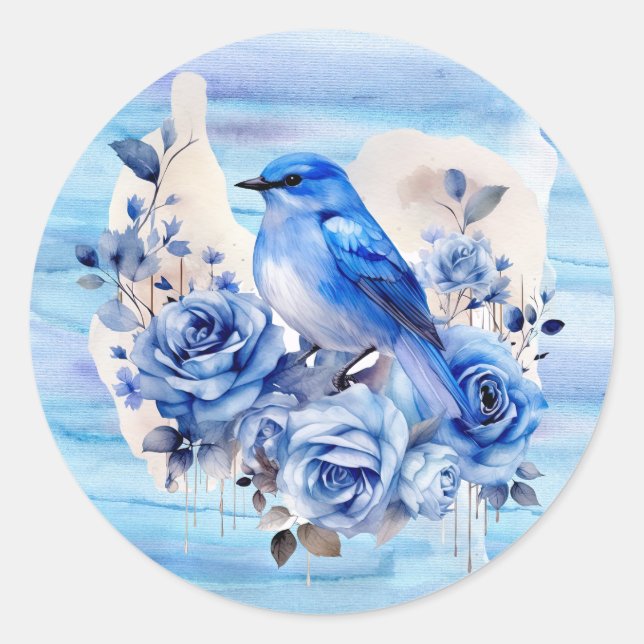 Round Envelope Seal Sticker  (Front)