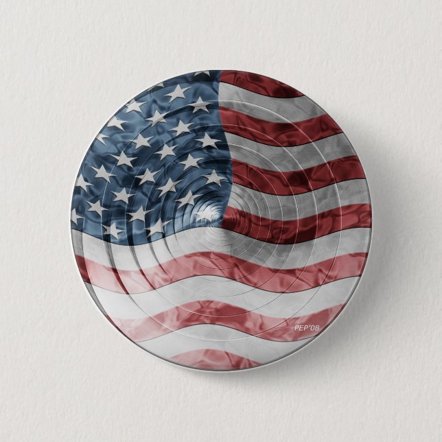 Round Flag 2 Inch Round Button (Front)