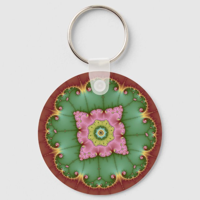 Round - Fractal Keychain (Front)